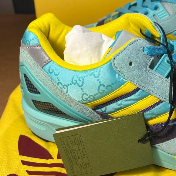 Authentic Gucci X Adidas Women ZX8000 sneakers size 10 UK / 11.5 US - Picture 9 of 14